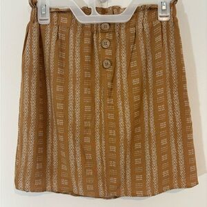 Harper Heritage Size Small Western Bohemian Boho Skirt Lined Elastic Band Casual